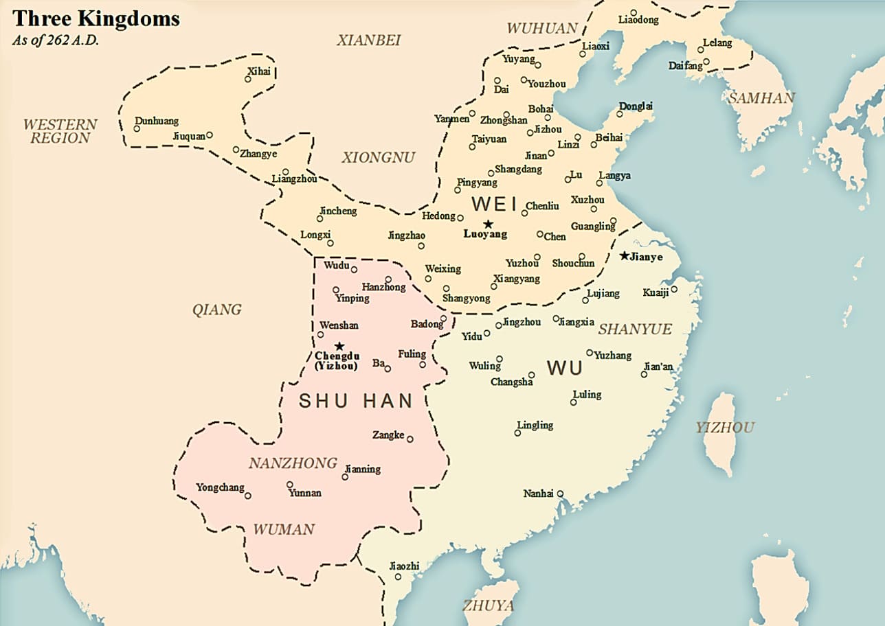 Nella storiografia moderna, in virtù della rivendicazione di Liu Bei di agire come vero successore della dinastia Han orientale, l’impero Shu viene anche ricordato come Shu-Han.