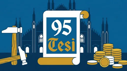 Copertina: Le 95 Tesi di Lutero e le Indulgenze: Riassunto e Schema