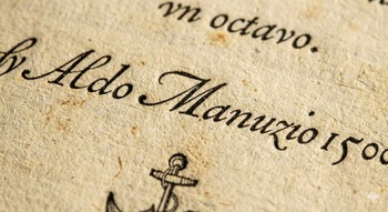 Immagine di copertina per l'articolo Aldo Manuzio e il Carattere Aldino: la Storia del Corsivo