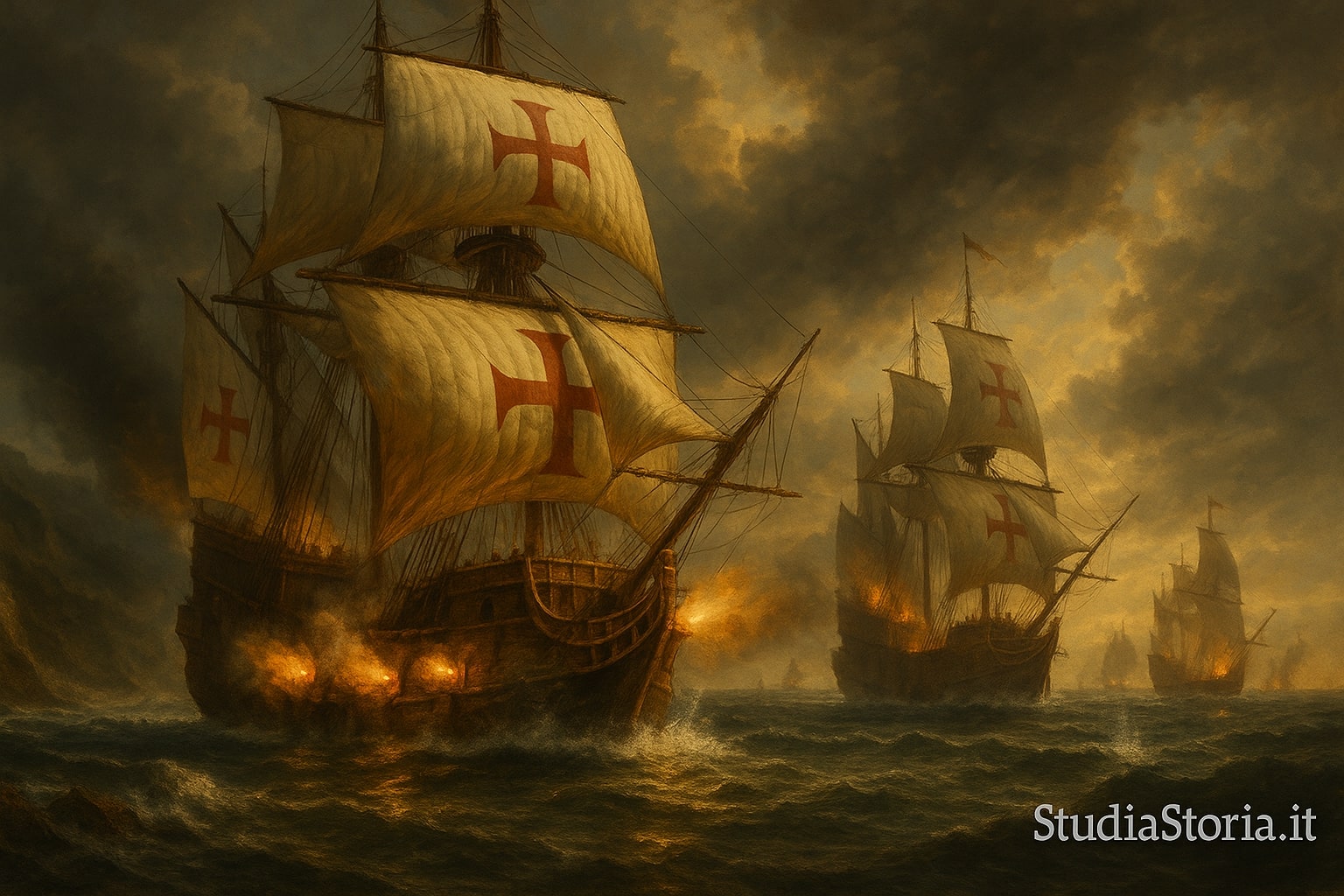 La flotta portoghese e la Battaglia di Diu