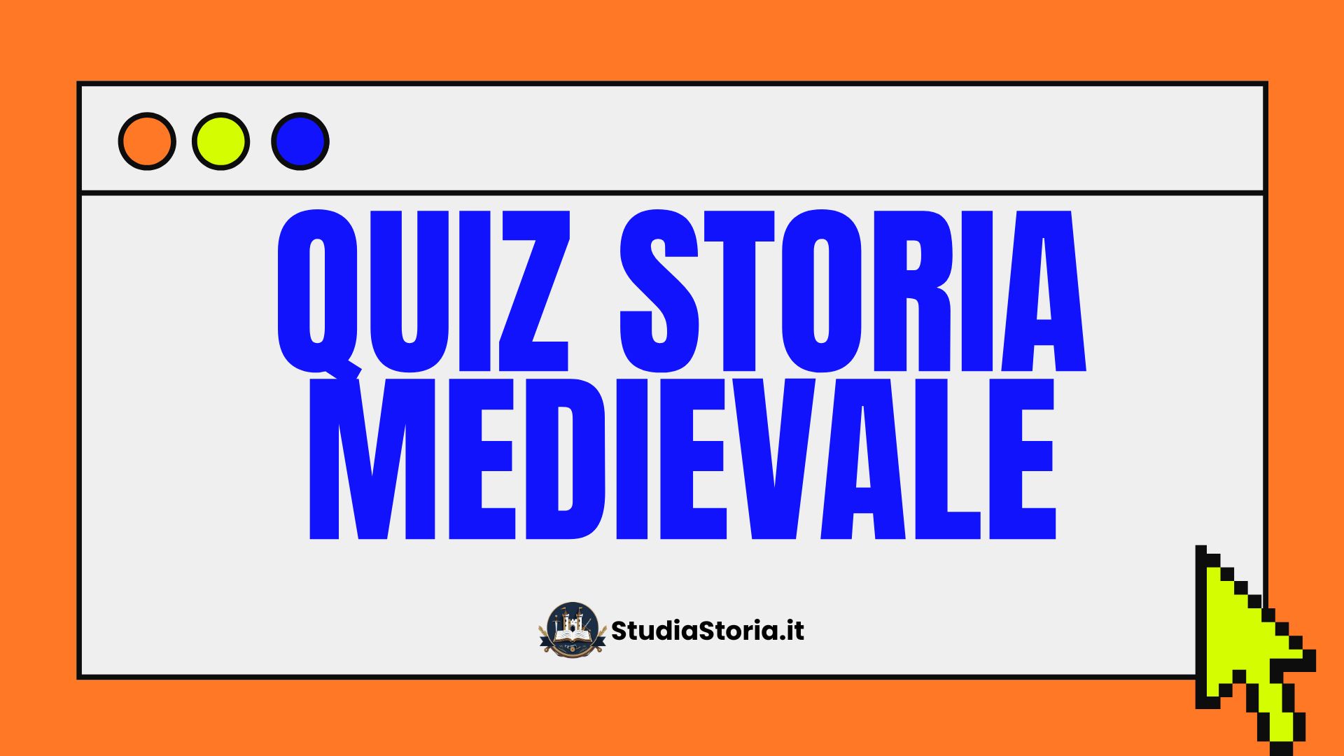 Copertina Quiz di Storia Medievale con domande e risposte