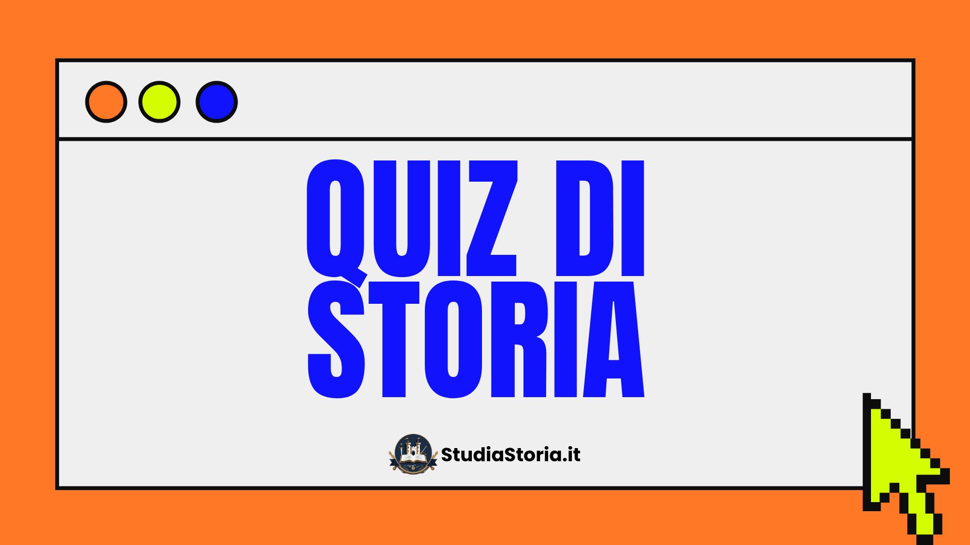 Copertina Quiz di Storia con domande e risposte