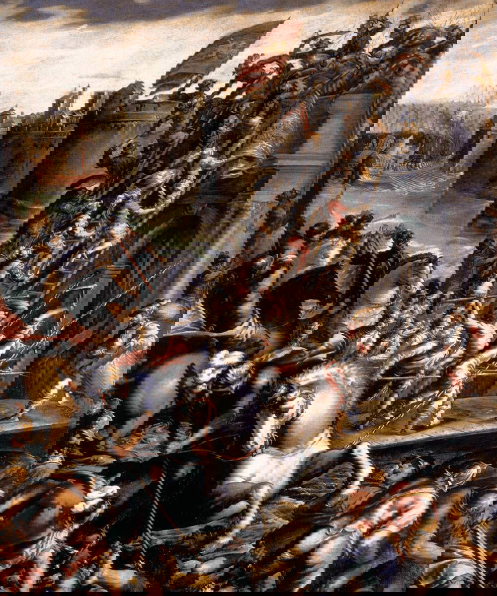 I Crociati conquistano la Città di Zara nel 1202, Andrea Vicentino, XVI Secolo