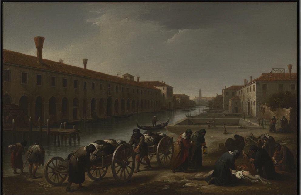 Peste 1630 Venezia impatto demografico crisi commerciale.