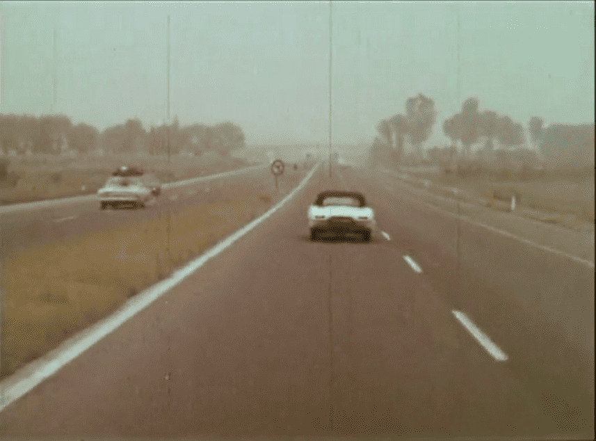 Cattura del documentario La lepre e la tartaruga di Pirelli, 1966