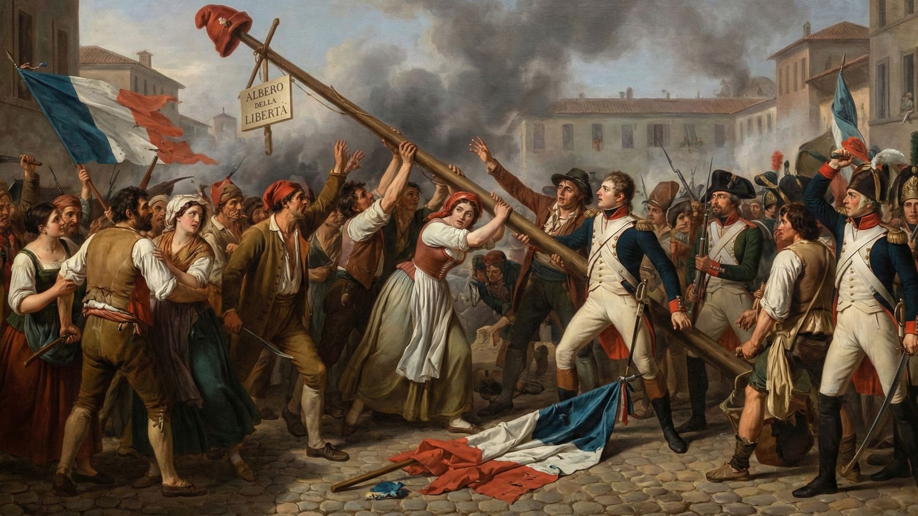 Immagine di copertina per l'articolo Le Repubbliche Sorelle in Italia: Riassunto del Triennio Giacobino (1796-1799)