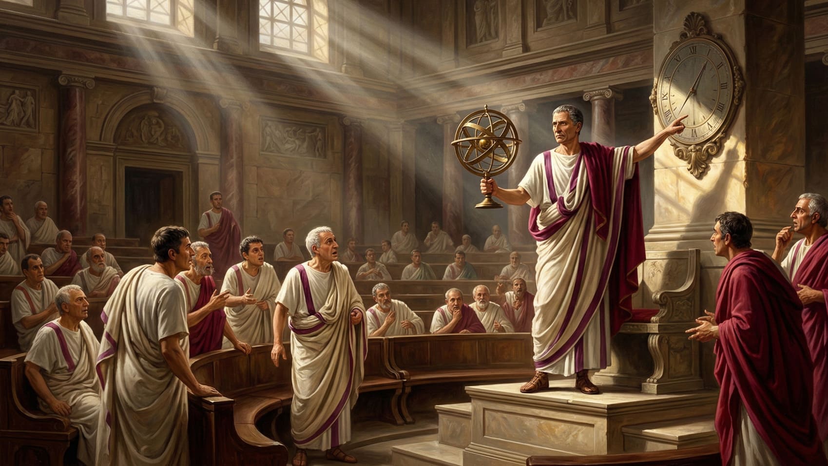 Immagine di copertina per l'articolo Come misuravano il tempo i Romani? Datazione e Cronologia