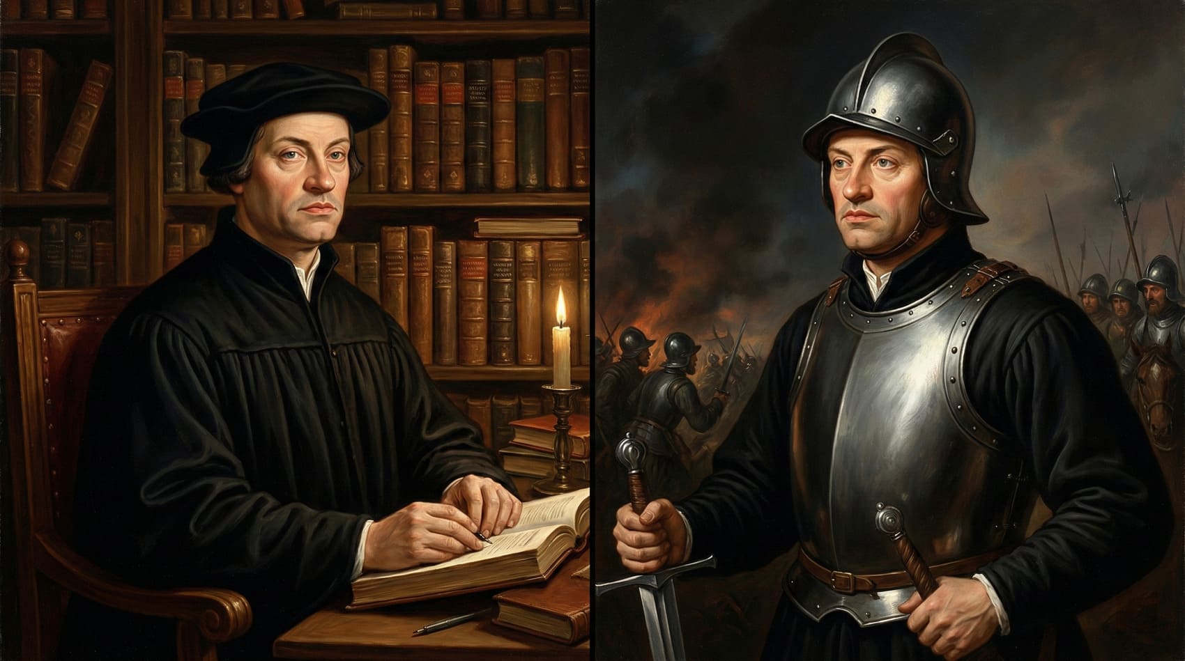 Immagine di copertina per l'articolo Zwingli e la Riforma a Zurigo: La Teocrazia e la Battaglia di Kappel